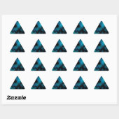 Cosmic Faux Blue Marmer Sticker (Vel)