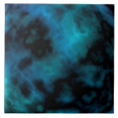 Cosmic Faux Blue Marmer Tegeltje (Voorkant)