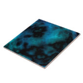 Cosmic Faux Blue Marmer Tegeltje (Zijkant)