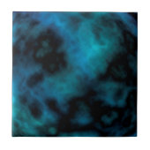 Cosmic Faux Blue Marmer Tegeltje (Voorkant)