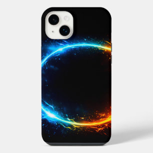 Cosmic Fire & Ice Ring Phone Hoesje – Neon Energy 