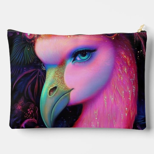 Cosmic Flamingo Queen Etui (Achterkant)