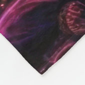 Cosmic Flamingo Queen Fleece Deken (Hoek)