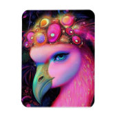 Cosmic Flamingo Queen Magneet (Verticaal)