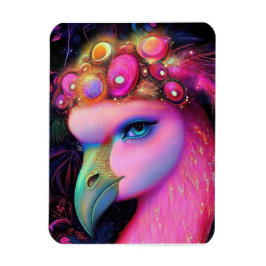 Cosmic Flamingo Queen Magneet