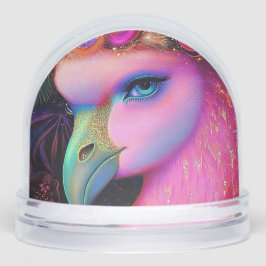 Cosmic Flamingo Queen Sneeuwbol