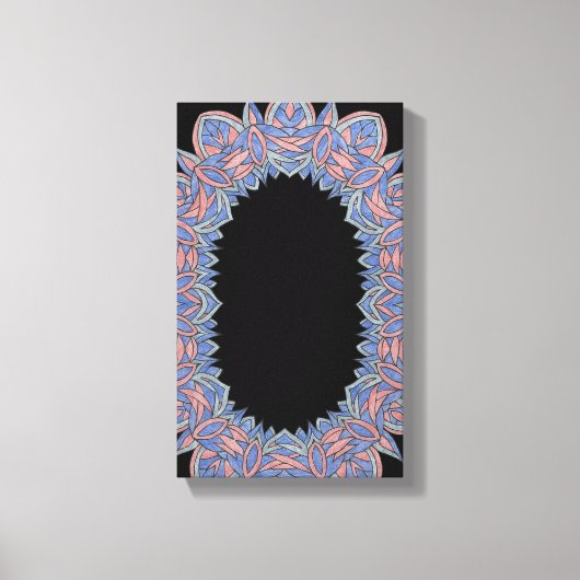 Cosmic Flow  Abstract Galaxy-Inspired Canvas (Voorkant)