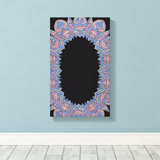 Cosmic Flow  Abstract Galaxy-Inspired Canvas (Insitu (Houten vloer))