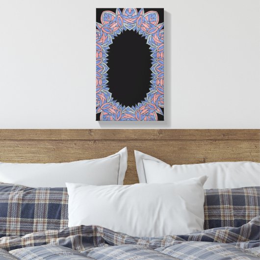 Cosmic Flow  Abstract Galaxy-Inspired Canvas (Insitu (Slaapkamer))
