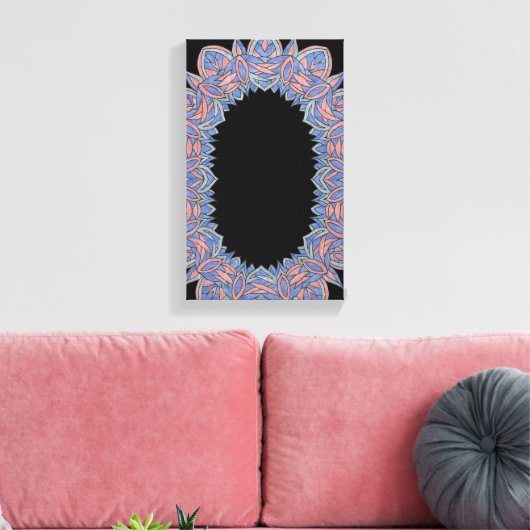 Cosmic Flow  Abstract Galaxy-Inspired Canvas (Insitu (Woonkamer))