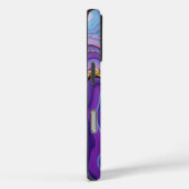 Cosmic Flow Abstracte kunst Case-Mate iPhone Case (Achterkant / Rechts)