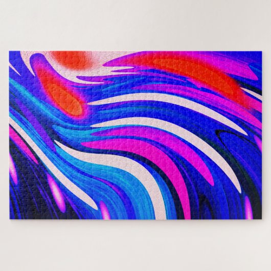 Cosmic flow art legpuzzel (Horizontaal)