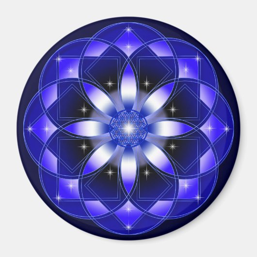Cosmic Flower Magneet (Voorkant)