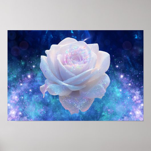 Cosmic Flower Poster (Voorkant)