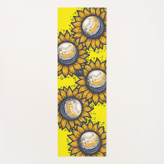 Cosmic Flower Yogamat (Voorkant)