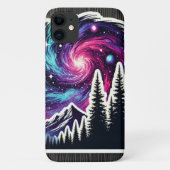 Cosmic Forest: Galaxy Meets Nature Case-Mate iPhone Case (Achterkant)