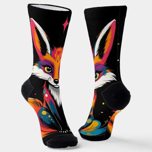 Cosmic Fox Sokken (Gebogen)