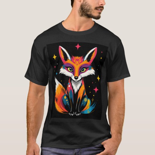 Cosmic Fox T-shirt (Voorkant)