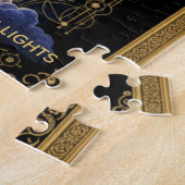 Cosmic France Eiffel Tower Celestial Art Legpuzzel (Zijkant)