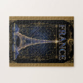 Cosmic France Eiffel Tower Celestial Art Legpuzzel (Horizontaal)