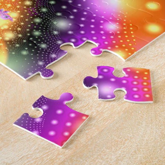 Cosmic Fruit - Fractal Jigzaag Puzzle Legpuzzel (Zijkant)