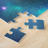 Cosmic Fun Paars Planet Orbening the Universe Legpuzzel (Zijkant)