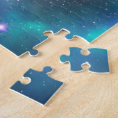 Cosmic Fun Paars Planet Orbening the Universe Legpuzzel (Zijkant)