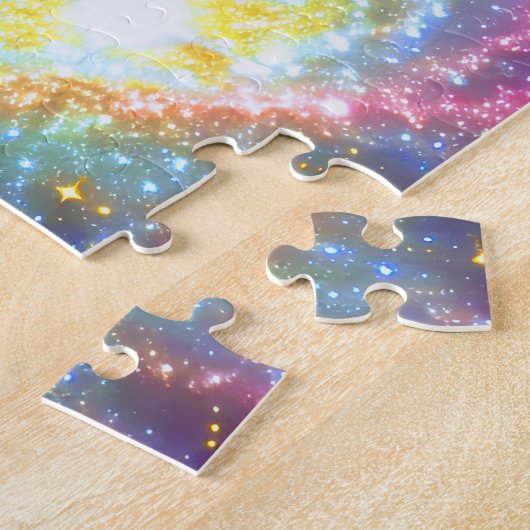 Cosmic Fun Paarse party Chaotic Event in Galaxy Legpuzzel (Zijkant)