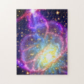 Cosmic Fun Paarse Party Chaotic Event in Universe Legpuzzel (Verticaal)