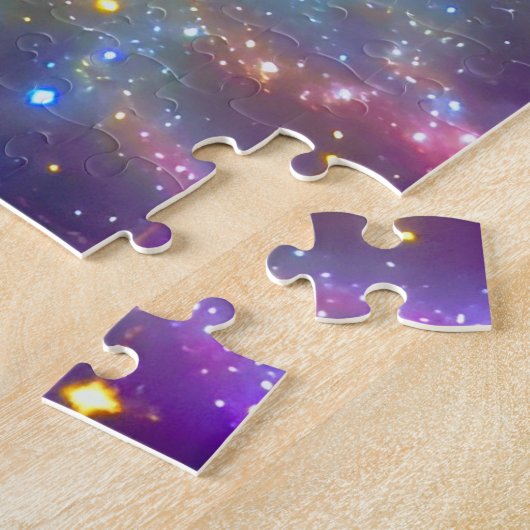 Cosmic Fun Paarse Party Crazy Event in Galaxy Legpuzzel (Zijkant)