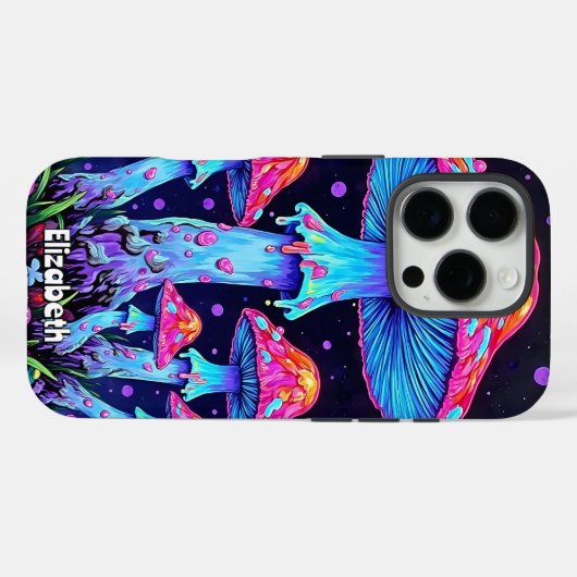 Cosmic Fungi Cluster Case-Mate iPhone Case (Achterkant (horizontaal))