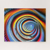 Cosmic galactic indigo swirl hypnosis leuke trance legpuzzel (Horizontaal)