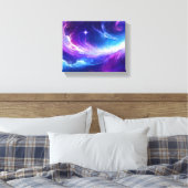Cosmic Galaxy Art Canvas Afdruk (Insitu (Slaapkamer))