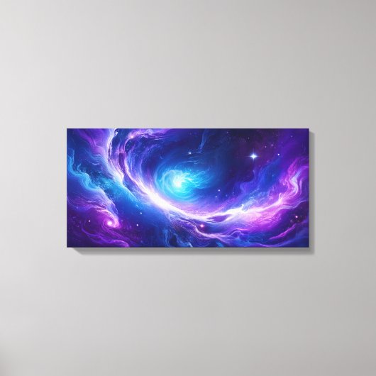Cosmic Galaxy Art Canvas Afdruk (Voorkant)