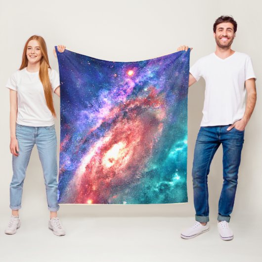 Cosmic Galaxy Dream Art Fleece Deken (In situ)