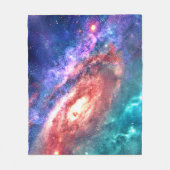 Cosmic Galaxy Dream Art Fleece Deken (Voorkant)