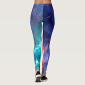 Cosmic Galaxy Dream Art Leggings (Achterkant)