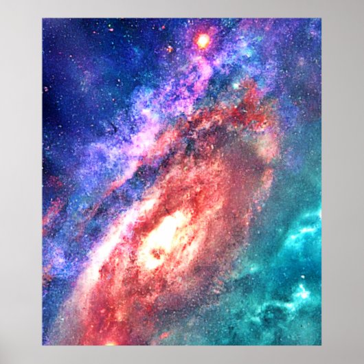 Cosmic Galaxy Dream Art Poster (Voorkant)