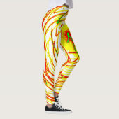 Cosmic Galaxy Leggings – Neon Space Art Pattern (Rechts)