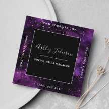 Cosmic Galaxy Moderne Social Media Space Sparkles