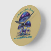 Cosmic Galaxy Mushrooms • Fungi (NO NUMBERS) Ronde Klok (Hoek)