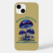 Cosmic Galaxy Mushrooms • Whimsical Fantasy Fungi  Case-Mate iPhone Case (Achterkant)