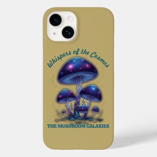 Cosmic Galaxy Mushrooms • Whimsical Fantasy Fungi  Case-Mate iPhone Case (Achterkant)