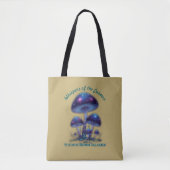 Cosmic Galaxy Mushrooms • Whimsical Fantasy Fungi  Tote Bag (Voorkant)