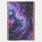 Cosmic Galaxy Nebula Abstract Space Art Deken (Voorkant Verticaal)