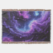 Cosmic Galaxy Nebula Abstract Space Art Deken (Voorkant)