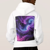 Cosmic Galaxy Nebula Abstract Space Art Design (Achterkant)