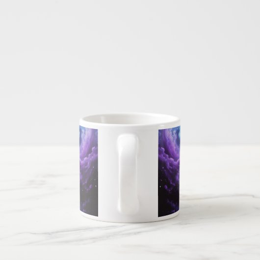 Cosmic Galaxy Nebula Abstract Space Art Design Espresso Kop (Achterkant)