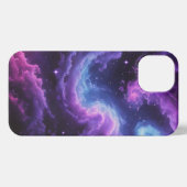Cosmic Galaxy Nebula Abstract Space Art Design iPhone Hoesje (Achterkant horizontaal)