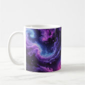 Cosmic Galaxy Nebula Abstract Space Art Design Koffiemok (Links)